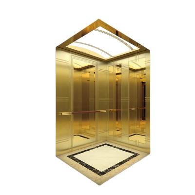 China Fuji luxury decoration lift vvvf control Mrl elevator 2 4 6 Person 630Kg 450Kg passenger Elevator whit Cheap Price en venta