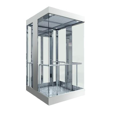 中国 good price 6 8 Person Sightseeing Observation Panoramic Glass Elevator Lift for outdoor 販売のため