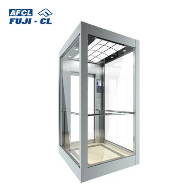 Chine Residential Elevators For Home Villa With Stainless/Glass Door, CE House Elevator With Full Set Standard Elevator Spare Parts à vendre