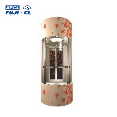 중국 Round Commercial Price In China Circular Panoramic Glass Elevator Lifts Glass Made Passenger Lift 판매용