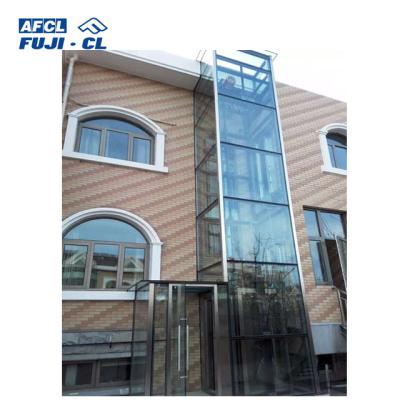 中国 small home Square Observation Sightseeing Panoramic Glass Residential outdoor elevator lift 販売のため