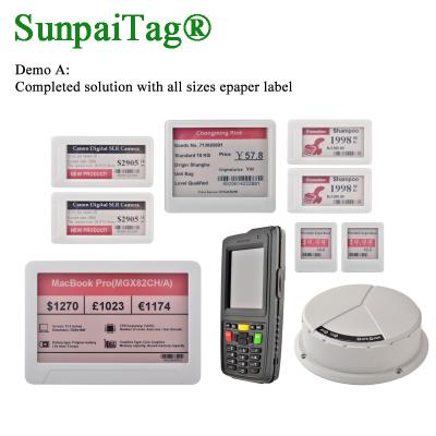 China SUNPAI Demo Kit Supermarket Electronic Shelf Label for sale