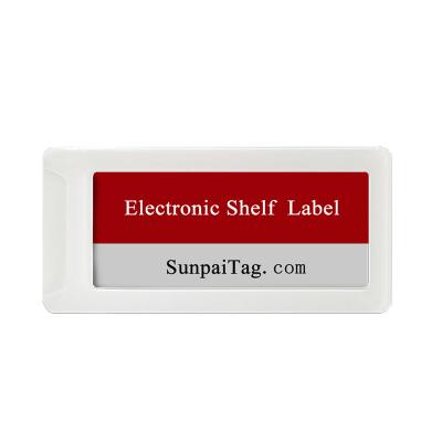 China Electronic Shelf Tag is used on the shelf-edge to display prices SunpaiTag Supermarket RFID Electronic Shelf Tag Smart Wireless E Ink Price Tag Digital ESL Demo Kit for sale