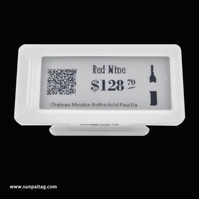 China EPD Sunpaitag electronic e-ink display 2.4GHz supermarket shelf epaper price display tag label eel for sale