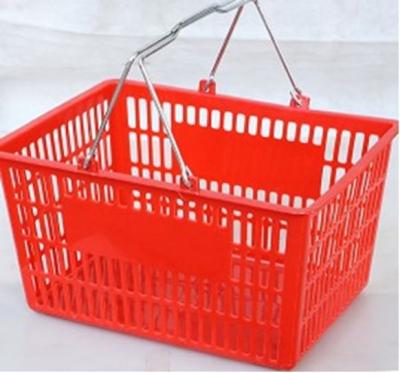 China grocery plastic hand carry shopping basket for sale 430*300*230mm for sale