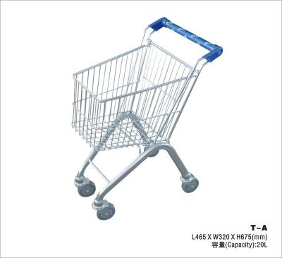 China 20L Small Metal Children Folding Shopping Trolley With 465*320*675MM for sale