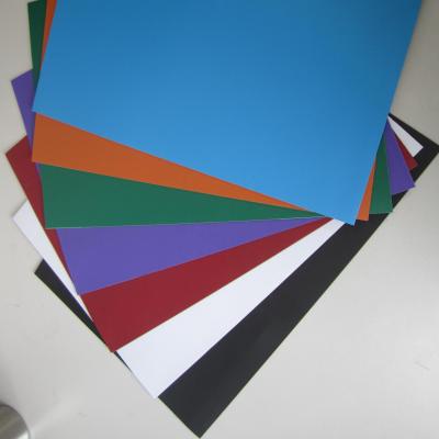 China flexible printable colorful PVC gloss UV magnetic sheet paper for sale