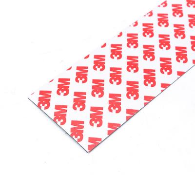 China Custom Different colors Die Cut Soft Flexible Magnets with 3M Adhesive Backing for sale