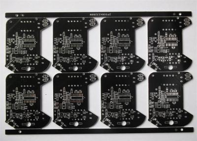 China 1.6 mm Black Solder Mask White Silkscreen PCB Board Layout for Toy cars for sale