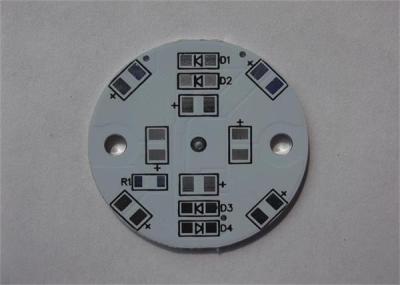 China 1.2 mm CEM-1 HASL Lead Free Single Sided PCB Black Silkscreen for LED Light for sale