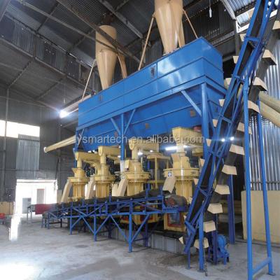 China Factory High Efficiency Vertical Ring Die Biomass Sawdust Wood Pelletizing Machine for sale