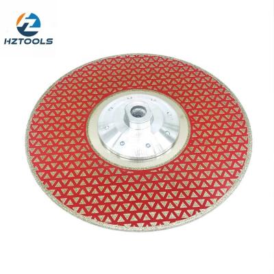 China Marble Cutting and Diamond Disc PE Grinding Clad Diamond Saw Blade for Cutting Ti-Coated Saw Marble SAW BLADE en venta