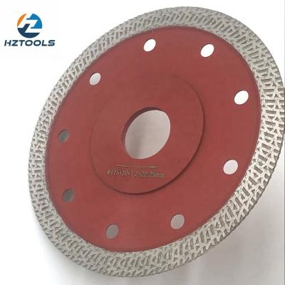 China 105mm 115mm 125mm tile cutting turbo disc K turbo ultra thin ceramic tile diamond saw blade, diamond disc for cutting ceramic tile. en venta