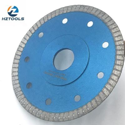 China Ultra thin 105mm 115mm 125mm tile cutter tool turbo tile diamond saw blade, diamond disc for cutting ceramic tile. for sale