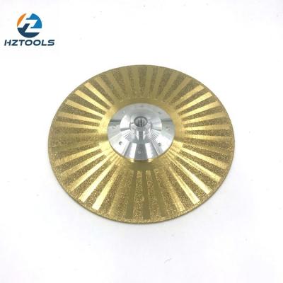 China Marble 105mm-350mm Pyramid Plated Vanity Blade Cutting Saw Blade For Grinding And Cutting Ti-coated Marble Diamond en venta