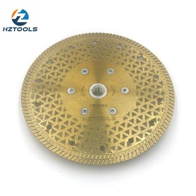 China 180mm 7inch M14 Flange Marble Grinding and Cutting Electroplated Marble Diamond Saw Blade, Diamond Clad Marble Grinding and Cutting Disc. en venta