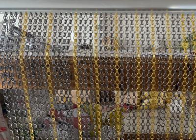 Κίνα Aluminum 1.5 Mm Wire Chain Link Screen Curtain Architects Exhibition Hall Decorative προς πώληση