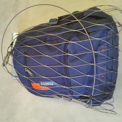 Κίνα Flexible Light Drop Anti Theft Safety Wire Mesh Stainless Steel Rope Net Bag προς πώληση