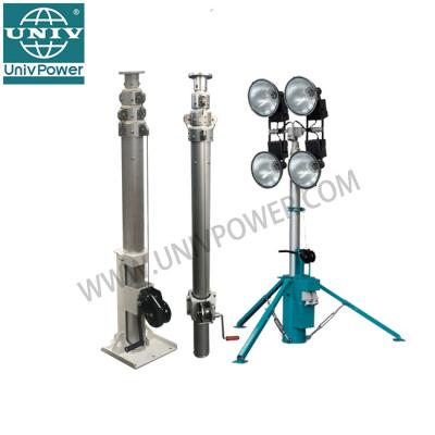 China Aluminum alloy 6063 & Portable Telescopic 304 Stainless Steel Mast For LED Camera for sale