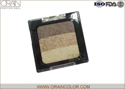 China Long Lasting Glitter eyeshadow palette Natural Eye Shadow High Quality 3 color for sale