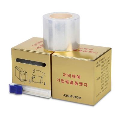 China Eyebrows / Eyes / Lips Permanent Makeup Clear Cling Film With Slide Knife Cut For Microbladingeyebrows Microshading Micropigment Kit -200m Accept OEM for sale