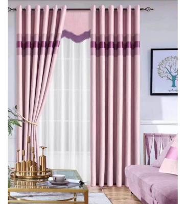 China Decorative Modern Cheap Panels Blocks Fabric Cortina Elegant Bedroom Window Ready Custom Made Curtains For Living Room for sale