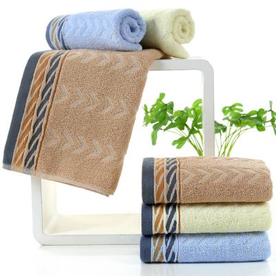 China Wholesale Soft Bath Cotton Towel Super Absorbent 100% Facial Massager Women Safe For Hotel Kids Face Advertising Towel for sale