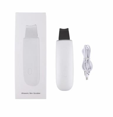 China New Black Main Wholesale Exfoliator Deep Cleansing And Lifting Function Ultrasonic Skin Scrubber Machine for sale