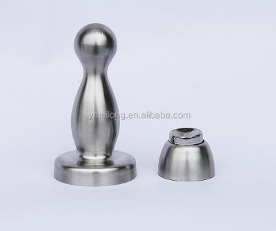 China Modern High Quality Toilet Compartment Stainless Steel Stopper Mounted Glass Door Stop Shower for sale