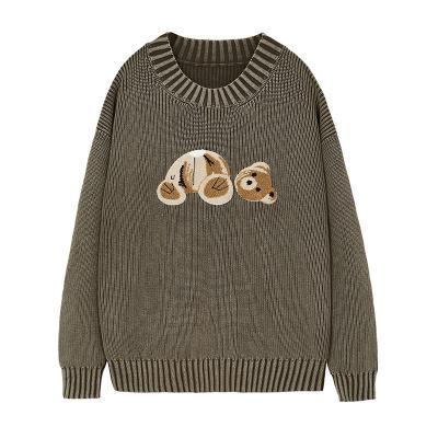 China Anti-pilling ready to ship high quality crew neck sweater oversized casual sweaters for sale