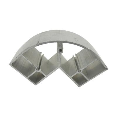 China Connecting industrial aluminum profiles Anodized 8-10-12mm series extruded aluminum alloy corner decorative profile thickened connector aluminum profile for sale