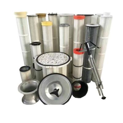 China Factory Cement Warehouse Dust Collector Filter Element Replace Bag Filter Cartridge Station Concrete Mixing Filter Element for sale