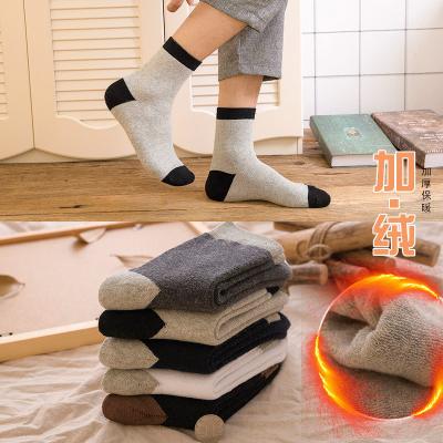 China New Breathable Winter Thick Wool Knocks Women's Winter Tube Terry Socks Solid Color Ladies Super Thick Warm Snow Socks for sale