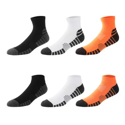 China LOGO Sports Sock Cushion Nylon Compression Crew Sock Viable Custom Sports Running Basketball Basketball Sock Mens for sale