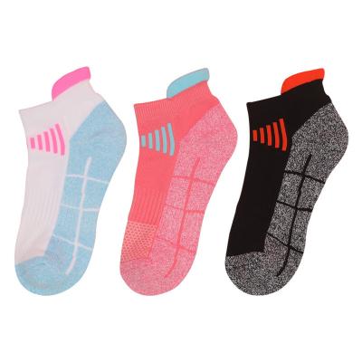 China Sustainable Socks Women Cotton Stripe Sock Sports Breathable Mesh Sock Running Cycling Casual Summer Shorts for sale