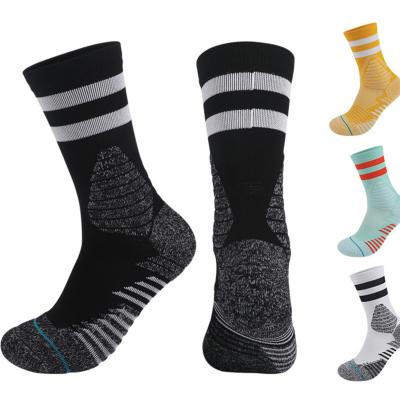 China Sustainable Sports Knocks Mens Gym Logo Cotton Athletic Sports Cycling Custom Knocks Mens Sports Crewman Sock for sale