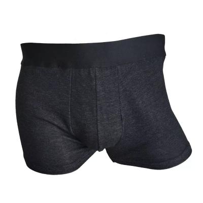 China Antibacterial high quality anti radiation boxer protective emf short underwear with elastic waistband for sale