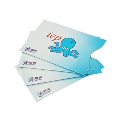 China Rfid Blocking Manufacturer Directly Sell Cheap NFC Card Protector RFID Shield Credit Card Sleeves for sale