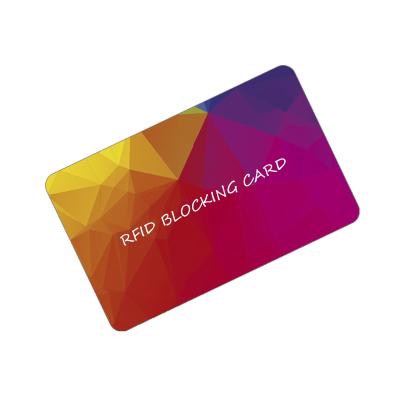 China Bank Credit Debit Card Anti RFID Security Shield Ultra Thin Custom Printing Swipe Card for sale