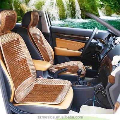 China Anti-bacteria Cool But Not Cold High Temperature Baking Technology Bamboo Car Cushion for sale