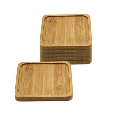 China Disposable Rustic Nesting Universal Exquisite Set Of 3 Brown Wooden Tall Serving Trays for sale