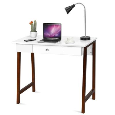 China (Size) Custom Size Adjustable Single Wooden Steel Steel Corner PC Desk Computer Gaming Desk for sale