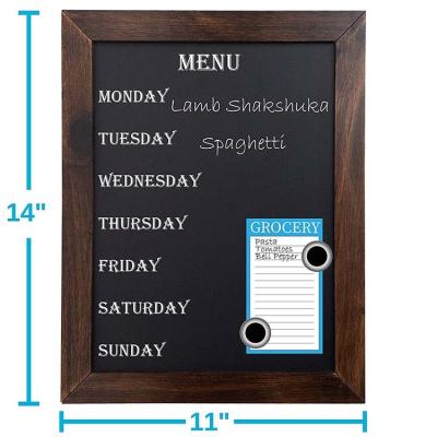 China Restaurant Factory Direct Sales High Quality Wood Framed Blackboard Support Printed Mini Chalkboard Templates for sale