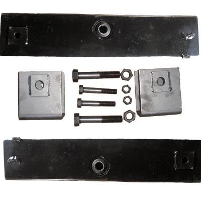 China Axle Suspension Hanger Kit Assembly Service Parts Tandem U-bolt Trailer Parts Trailer Top Plate Cover for sale