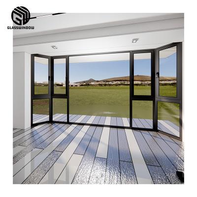 China Wholesale Factory Price Soundproof Door Seal Steel Windows Doors Aluminum With Lock Tilt And Turn Aluminum Window for sale