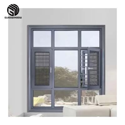 China Customized Soundproof Frames Less Price Steel For Homes Aluminum Doors Windows Designs Tilt And Turn Aluminum Window for sale