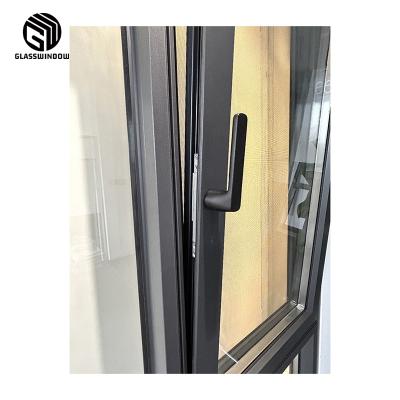 China Small Quantities Magnetic Screen Opening Tilt Turn Door Seal Steel Frame Price Aluminum Doors And Windows Designs Casement Window for sale