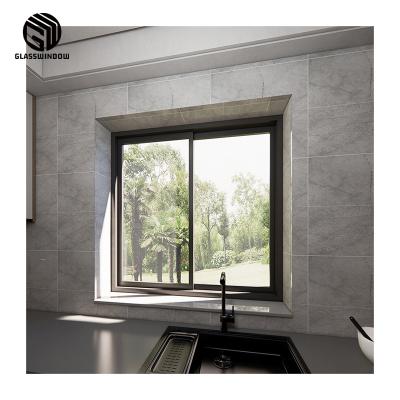 China Sliding good quality factory aluminum window directly with lock sliding window for sale