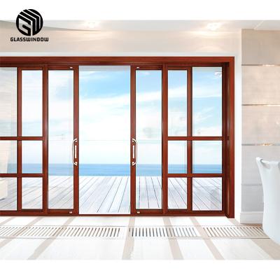 China Wholesale Price Sound Insulation Door Aluminum Sliding Glass Doors For Patio for sale