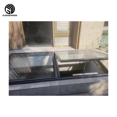 China Factory Magnetic Chinese Glass Skylight Screen Balcony Roof Waterproof Sliding Window for sale